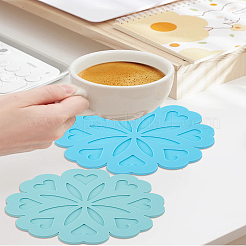 2шт. 2-х цветные силиконовые салфетки&nbsp;AJEW-LP0001-46B