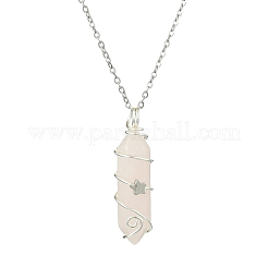 Ожерелья с подвесками из медной проволоки&nbsp;NJEW-JN05024-02