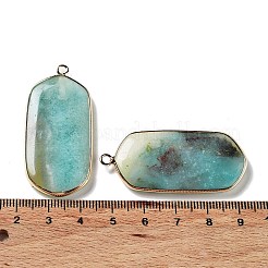 Подвески из натуральных цветов амазонита&nbsp;G-G063-02C