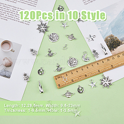 Подвески из сплава в тибетском стиле&nbsp;TIBEP-DC0001-31