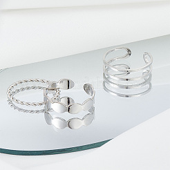 1 комплект из сплава манжетных колец для женщин&nbsp;RJEW-LP0008-17