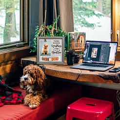 Рамки для фотографий домашних животных из МДФ&nbsp;DIY-WH0525-028