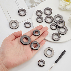 18 шт. 3-х стильная фурнитура для люверсов из сплава&nbsp;FIND-WR0006-18B