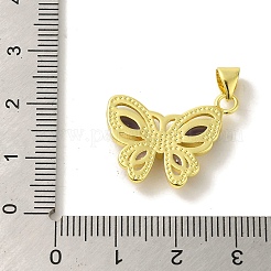 Латунь со стеклянными подвесками&nbsp;KK-Z042-01G-02