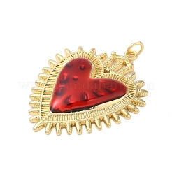 Подвески из латуни с эмалью в стойку&nbsp;X-KK-S372-01G-06