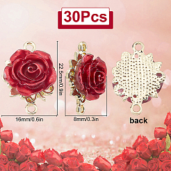 Соединители звеньев сплава плакировкой стойки дня валентинки&nbsp;KY-SC0001-59