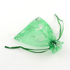 Печатные органза сумки&nbsp;X-OP-R024-9x12-M