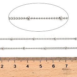 Цепи-сателлиты из нержавеющей стали 304 с ромбовидными бусинами&nbsp;CHS-G040-03P