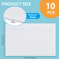 Прокладки из пластикового гофрированного листа&nbsp;DIY-WH0632-18A-02