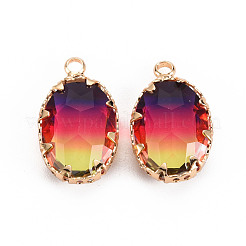 Стеклянные подвески градиентного цвета&nbsp;GLAA-S193-006-B05