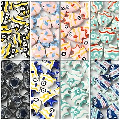 10шт фарфоровые бусины ручной работы&nbsp;PORC-YW0001-24A