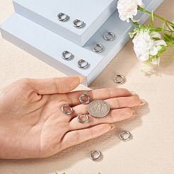 6 пара серег-колец Huggie Hoops из нержавеющей стали 202&nbsp;EJEW-TA0001-57B