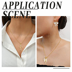 Подвески из сплава и латуни с кубическим цирконием&nbsp;ZIRC-AR0001-27