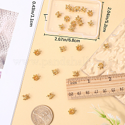 30 шт. Латунные дистанционные бусины&nbsp;KK-BBC0008-59