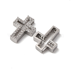 Латунные микропаве прозрачные кубические циркониевые подвески&nbsp;KK-Z112-33P