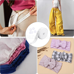 5м плоский эластичный шнур/тесьма с петлей&nbsp;DIY-CY0002-13A