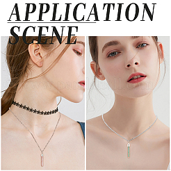 40шт. 3 стиля подвески в виде стеклянных бутылок желаний&nbsp;GLAA-SC0002-36