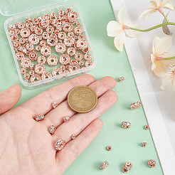 Латунные бусины разделители для поставки стразов&nbsp;RB-PH0008-22RG-NF