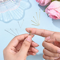 Латунные шпильки с плоской головкой&nbsp;KK-YW0004-02B-G