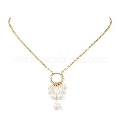 Кулон в виде картофеля из натурального культивированного пресноводного жемчуга&nbsp;NJEW-JN05922