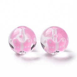 Прозрачные стеклянные бусины&nbsp;LAMP-B021-03A-06