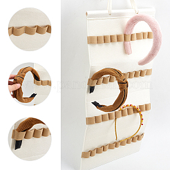 Войлочный подвесной органайзер для волос с когтями для женщин и девочек&nbsp;AJEW-WH0534-05A