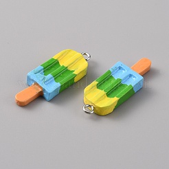 Трехцветные подвески из непрозрачной смолы&nbsp;LS-RESI-TAC0010-66E