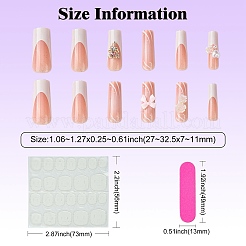 Пресс из АБС-пластика с полным покрытием на накладных ногтях&nbsp;DIY-CJC0006-13