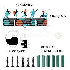 Напечатанная железная вешалка для медалей&nbsp;ODIS-WH0104-005