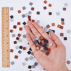 Кабошоны из стекла&nbsp;GLAA-WH0015-44C