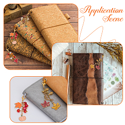 8 шт. 4 стиля подвесные украшения из сплава и акрила на День благодарения&nbsp;HJEW-SC0001-75