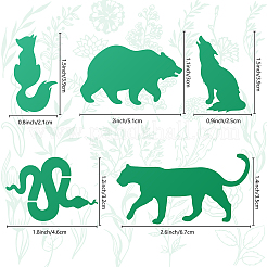 Трафареты для штампов из нержавеющей стали&nbsp;DIY-WH0289-027