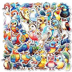50шт. бумажные наклейки с изображением птиц из мультфильмов STIC-C012-06