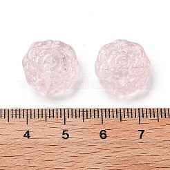 Спрей окрашены прозрачные стеклянные бусины&nbsp;GLAA-D038-01K