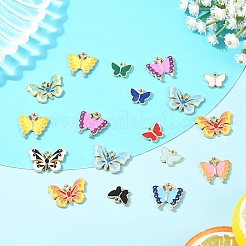 18шт 3 стиля сплава эмалевые подвески&nbsp;FIND-YW0017-95