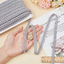 Отделка плетеным кружевом из полиэстера длиной 25 м.&nbsp;OCOR-PH0003-86B-01