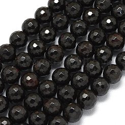 Гранат природный бисер нитей&nbsp;G-B165-A03-8mm