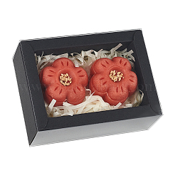 Складные ящики для бумаги с прозрачной пластиковой крышкой&nbsp;CON-WH0095-68B-04