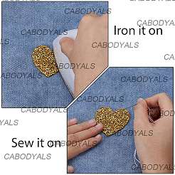 20 шт. 2 стиля блестящих смоляных стразов горячей фиксации&nbsp;DIY-CY0002-36A