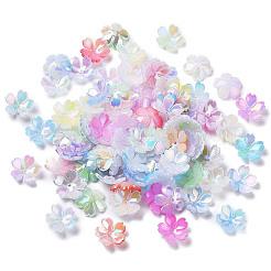 100шт 9 цвета непрозрачных акриловых колпачков для бусин&nbsp;MACR-CJ0001-77