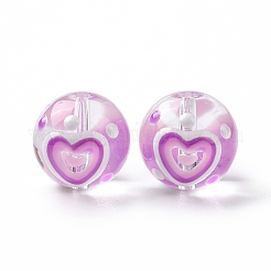 Прозрачные стеклянные бусины&nbsp;LAMP-B021-03A-10