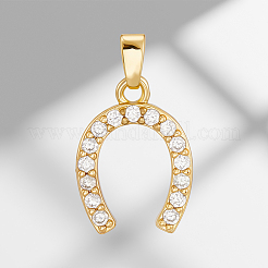 10шт латунные подвески с микропаве и кубическим цирконием&nbsp;KK-BBC0019-39