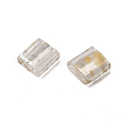 Прозрачные стеклянные бусы с 2 отверстием&nbsp;SEED-S023-30C-31