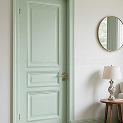 Потолочный плинтус из бука с прямоугольным узором&nbsp;AJEW-WH0481-43