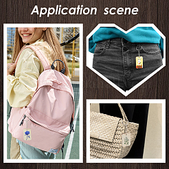 50 подвеска из натурального необработанного дерева тополя с 50 железными разъемными кольцами для ключей с 50 соединительными кольцами из нержавеющей стали 304 с 2 пучками 2-слойного джутового шнура&nbsp;DIY-SP0001-67A