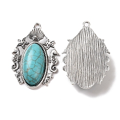 Синтетические бирюзовые подвески&nbsp;PALLOY-K001-043