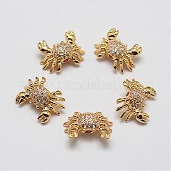 Латунные микро проложить класса AAA кубического циркония бусы&nbsp;ZIRC-P026-06-NR