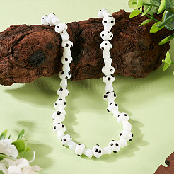 1 нить бусины лэмпворк ручной работы&nbsp;LAMP-TA0001-84B