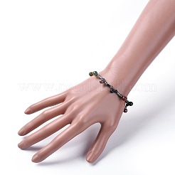 Немагнитные синтетические гематит бусины растягивать браслеты&nbsp;BJEW-JB04659-01