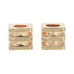 60шт 3 стиля латунные распорные бусины&nbsp;KK-ZZ0001-14